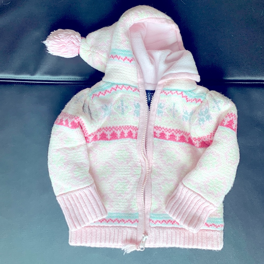 Baby Gap Fleece Lined 18-24 months sweater/jacket